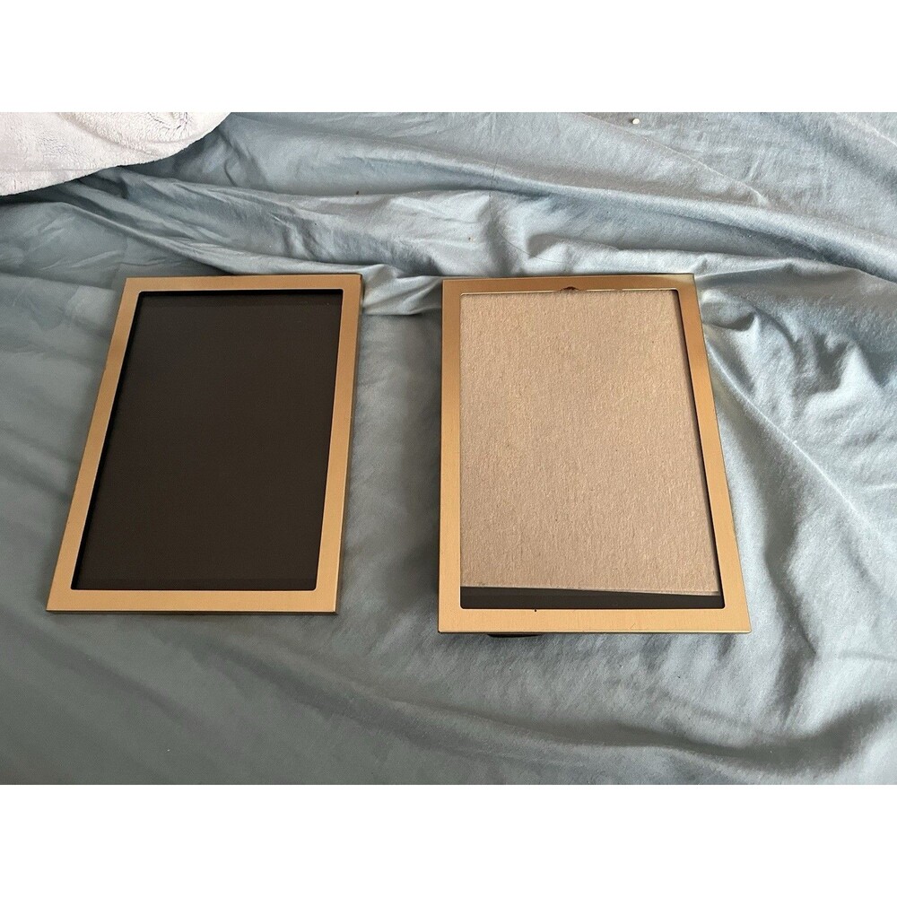 Lot Of 2 Gold Picture Frames, Fits 4x6